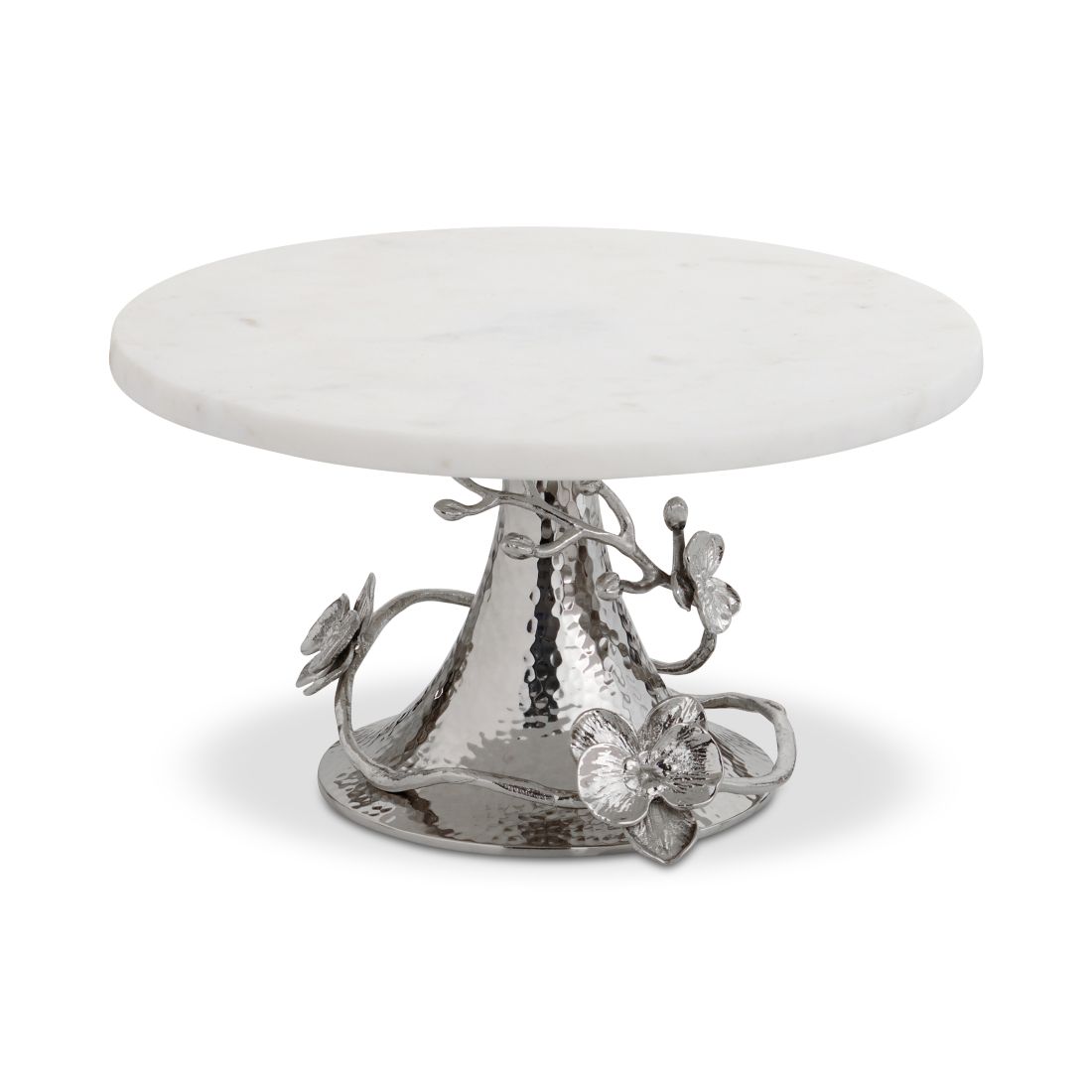 Michael Aram White Orchid Marble Cake Stand
