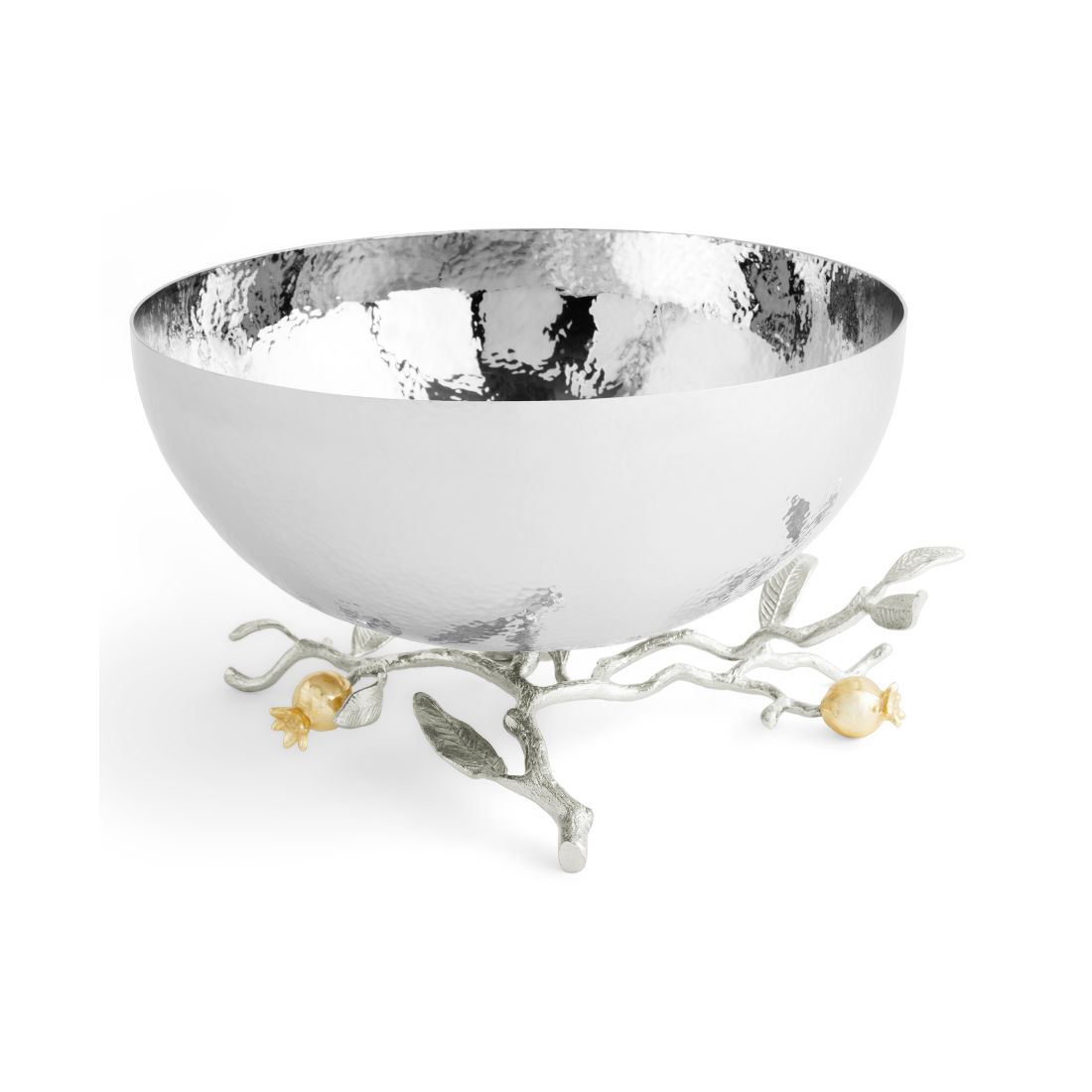 Michael Aram Pomegranate Silver and Gold Serving Bowl