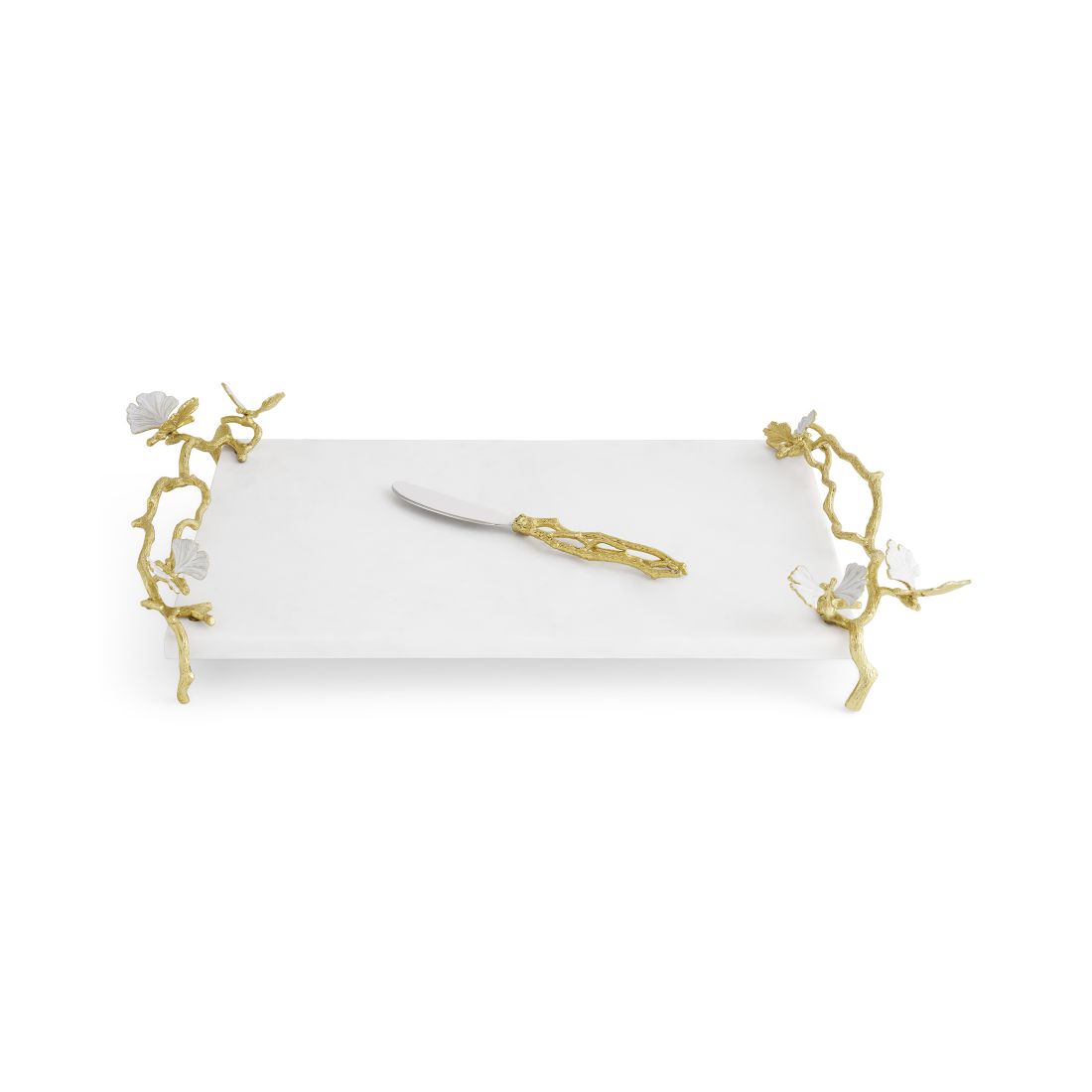 Michael Aram Butterfly Ginkgo Gold Cheeseboard Spreader