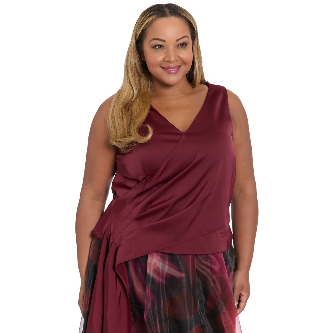 Muse Plus Size V-Neck Top