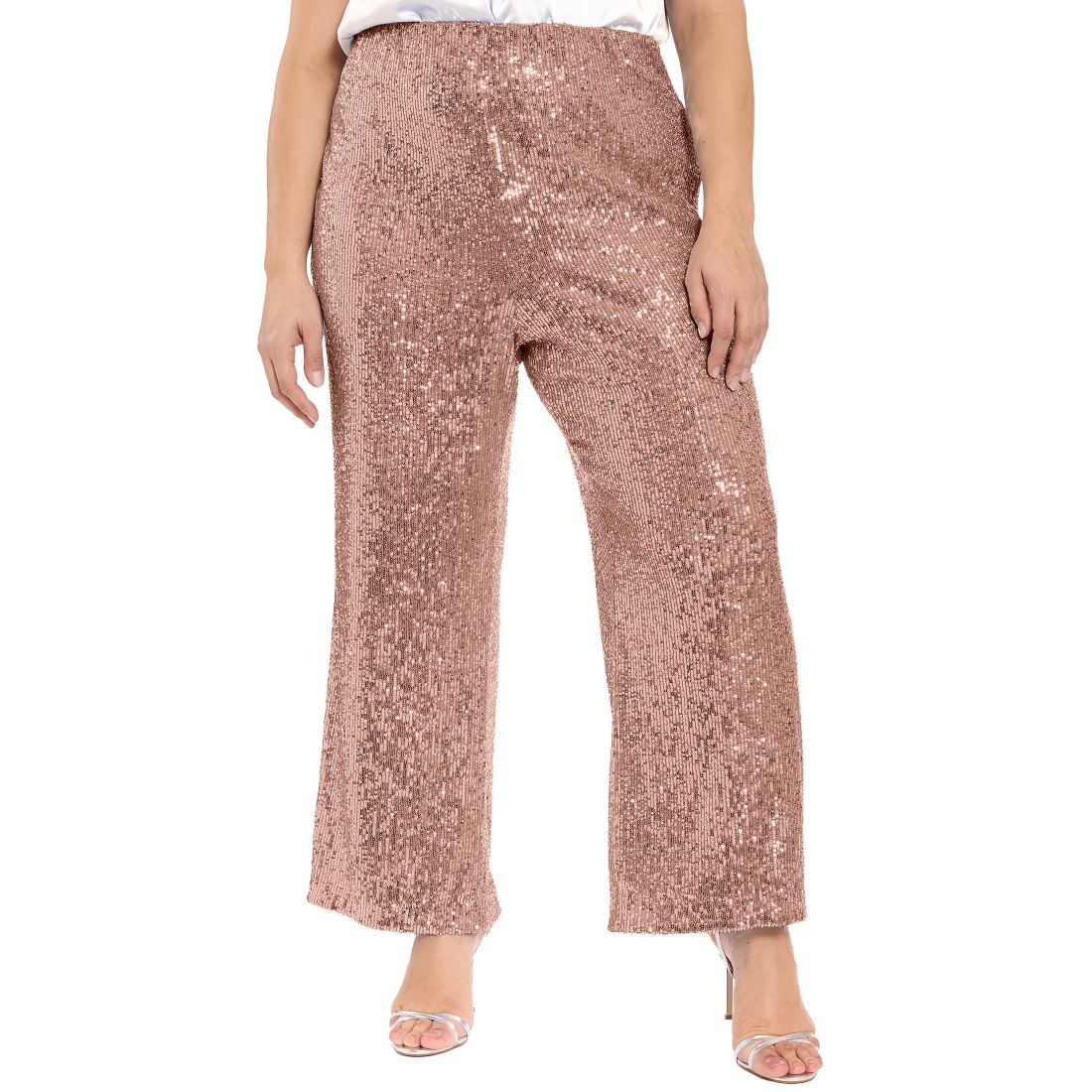 Muse Plus Size Sequin Pull On Pants