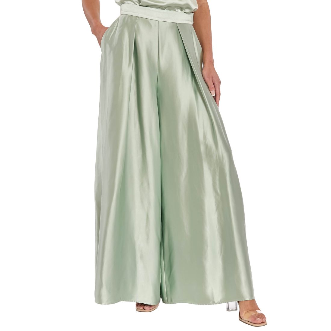 Muse Women's Wide-Leg Solid Pants