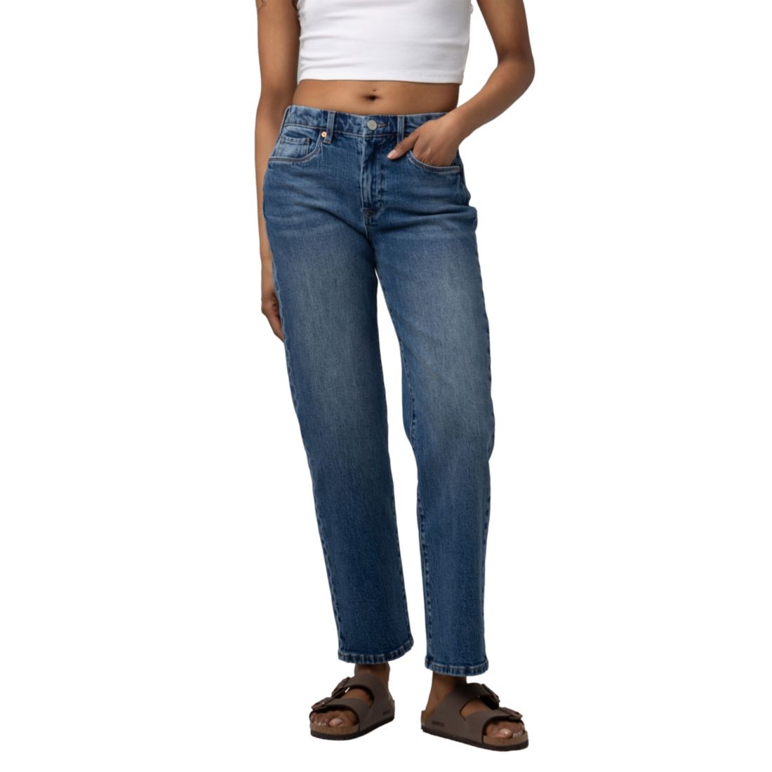 BlankNYC Women's Mid-Rise Jeans