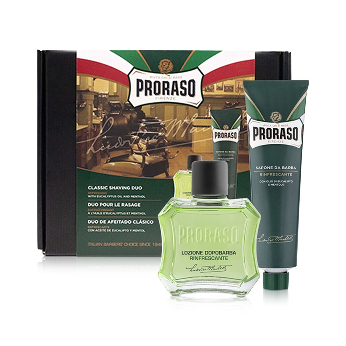 Proraso 2-Pc. Classic Shaving Cream & After Shave Lotion Set - Refreshing Formula