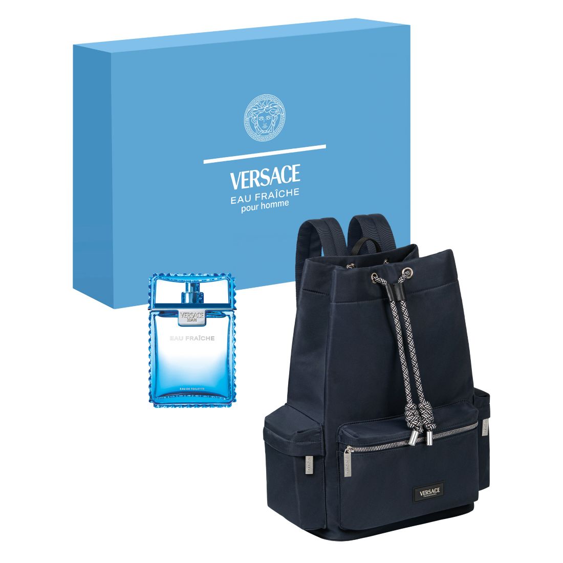 Versace 2-Pc. Man Eau Fraiche Eau de Toilette Summer Set with Backpack