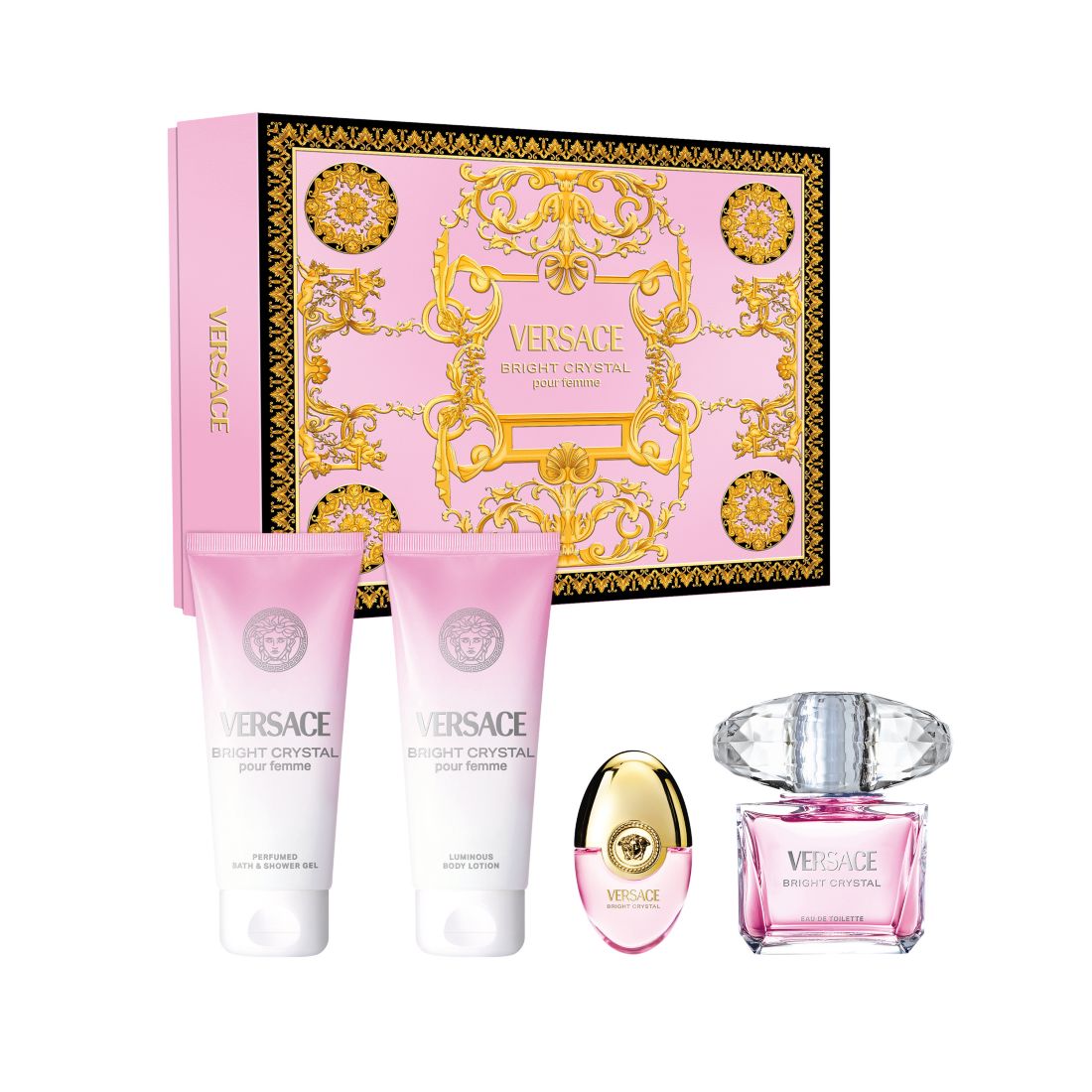 Versace 4-Piece Bright Crystal Eau de Toilette Gift Set