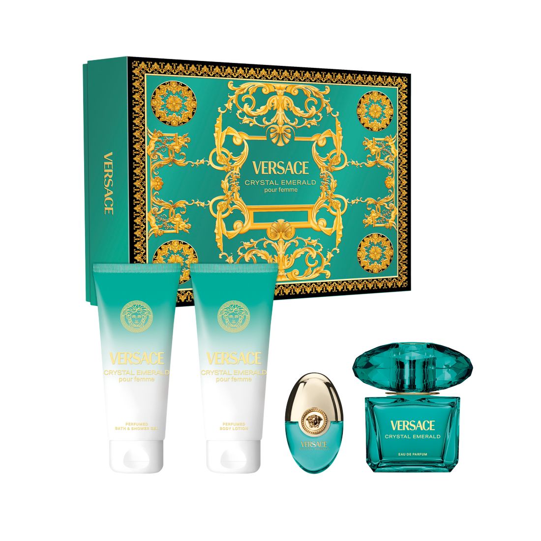 Versace 4-Piece Emerald Eau de Parfum Gift Set