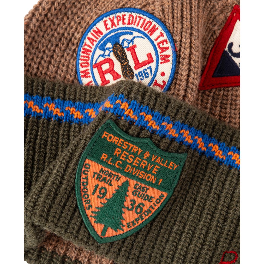 Polo Ralph Lauren Tiger good Beanie - olive patches