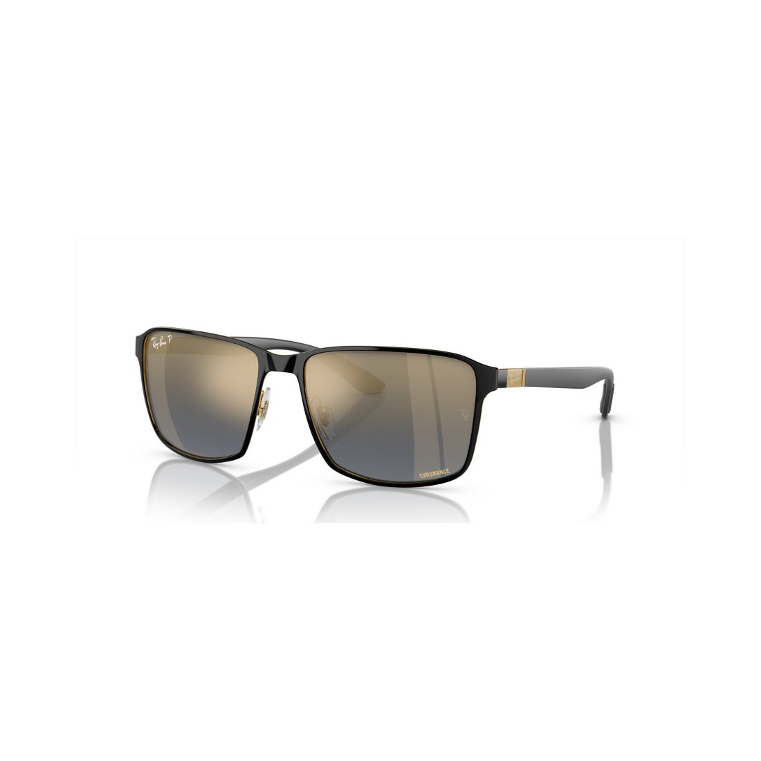 Ray-ban Unisex Polarized Sunglasses, Mirror Gradient Polar RB3721CH