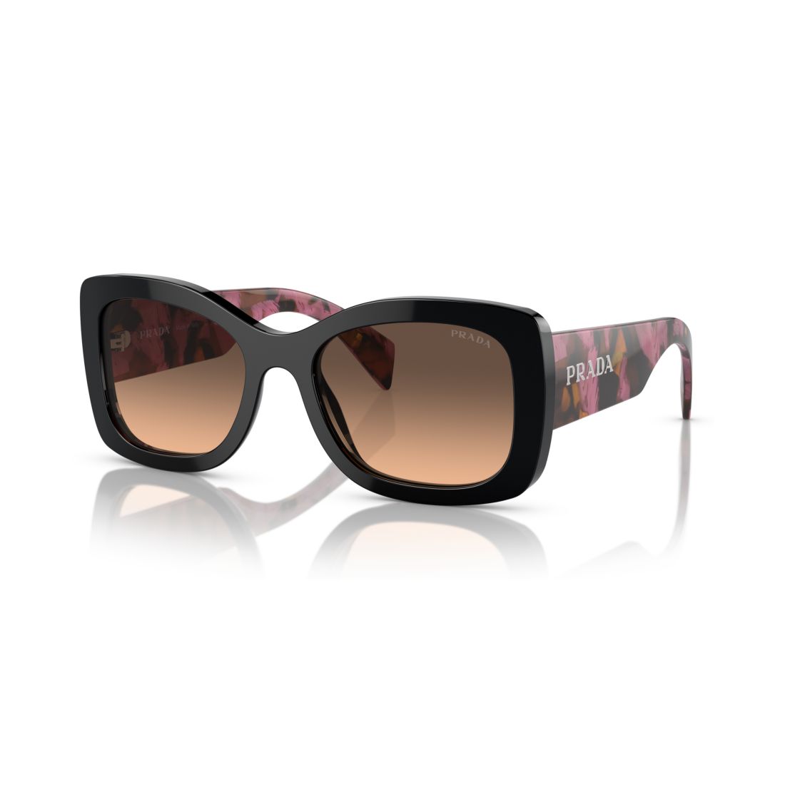 Prada Lettering Oval Women's Sunglasses, Pr A08S