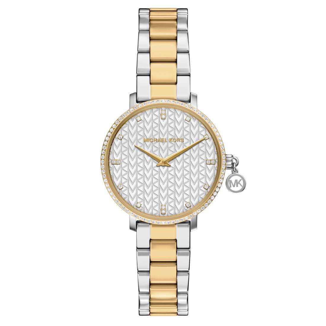 Michael Kors Women's Pyper Two-Hand Two-Tone Stainless Steel Watch, 32mm