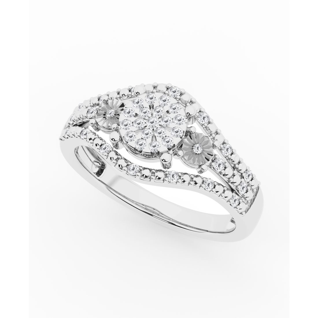 Macy's Diamond Ring (1/4 ct. t.w.) in Sterling Silver