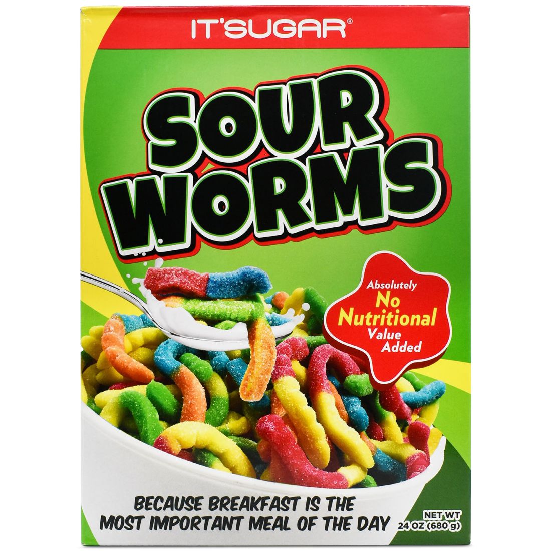 Macy*s It'Sugar Sour Worms Cereal Gift Box, 24 oz available now at