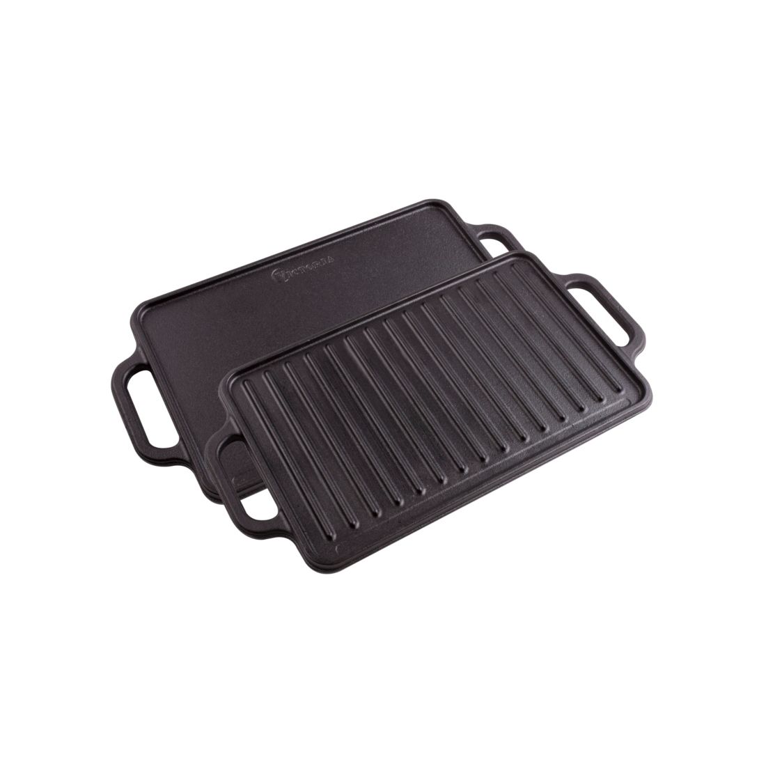 Victoria Rectangular 13" Cast Iron, Reversible Griddle Grill