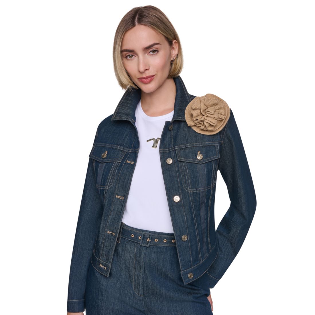 Sonia Rykiel Women's Sonia Five-Button Front Trucker Jacket