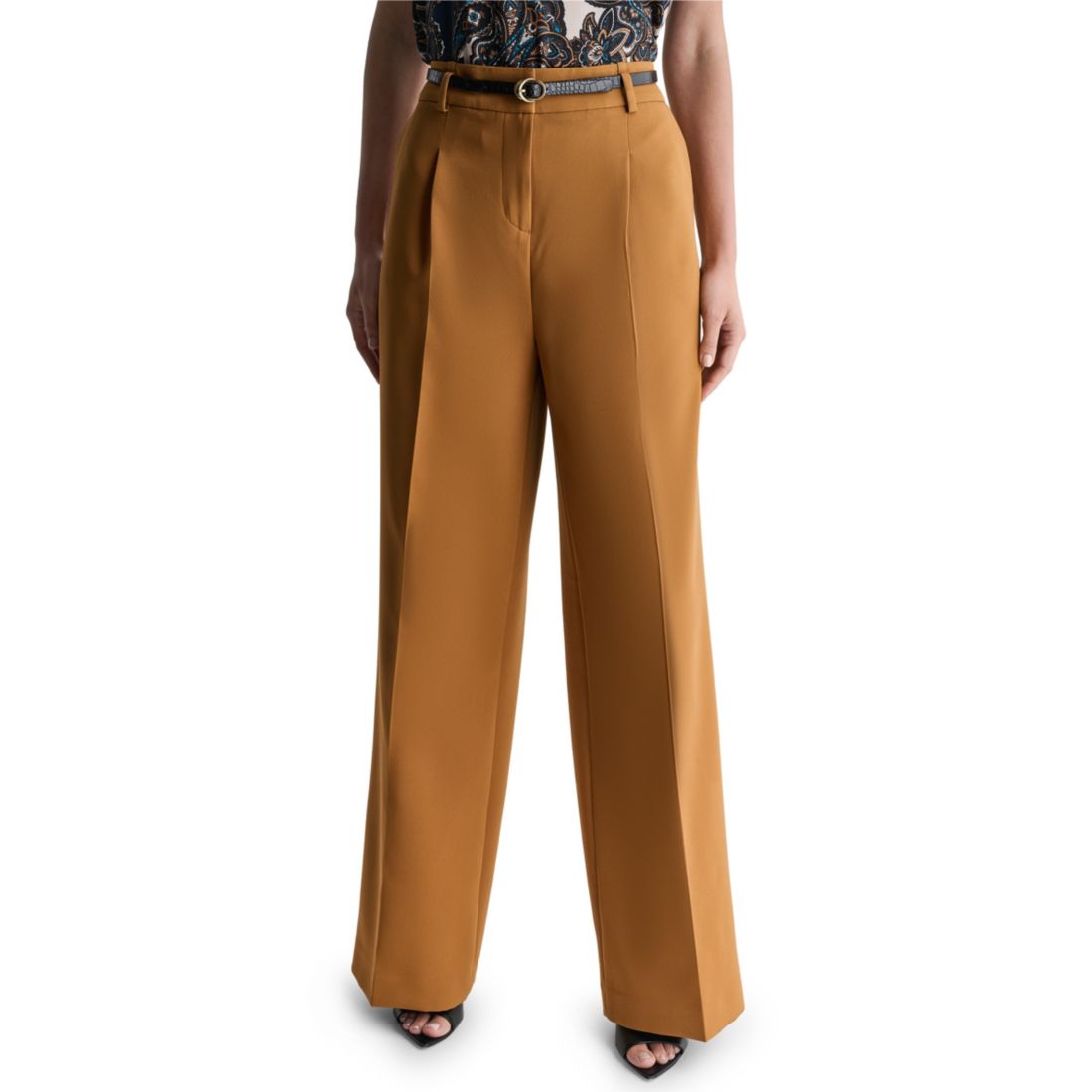 Bcbg Women's High-Rise Wide-Leg Pants