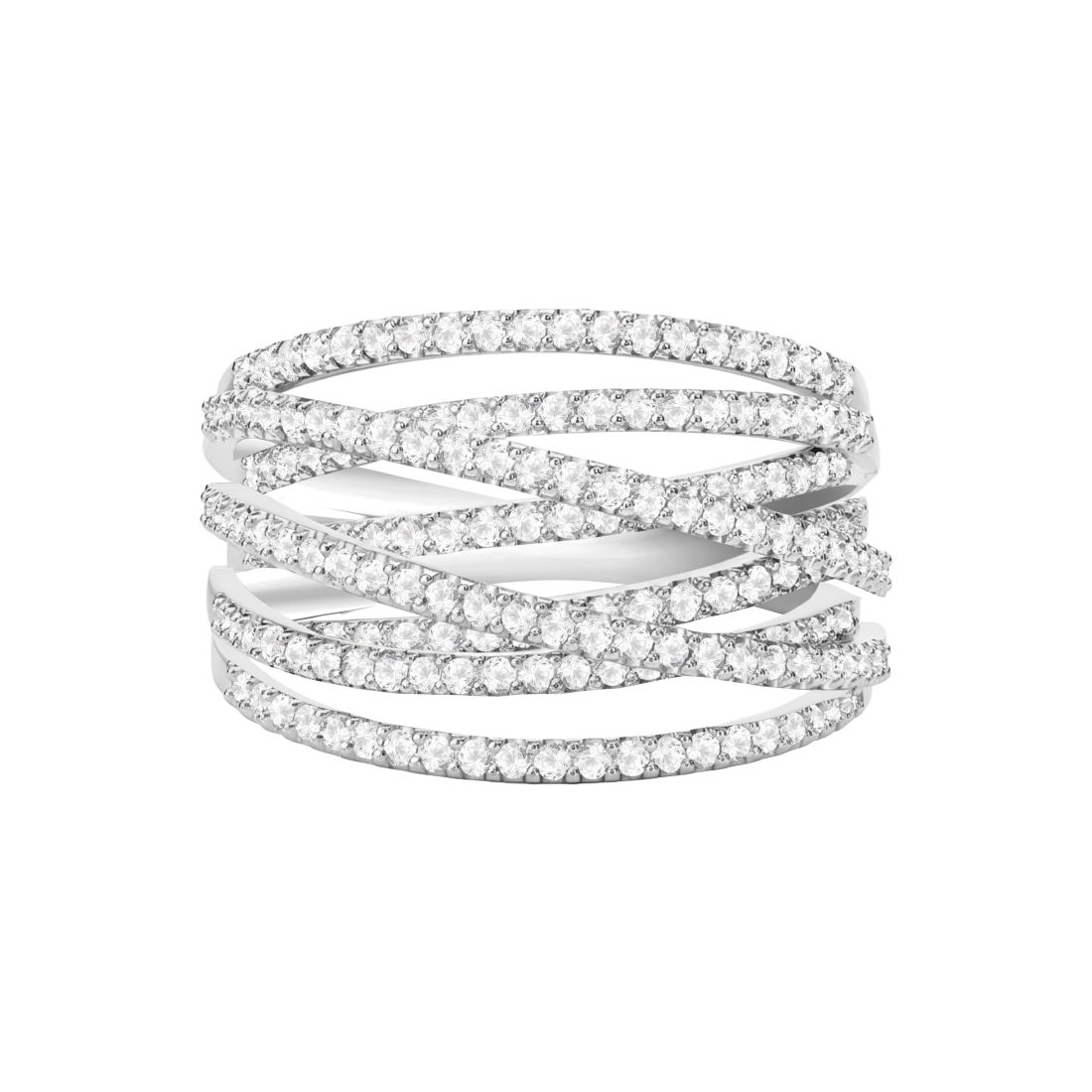 Macy's Diamond Ring (1 ct. t.w.) in Sterling Silver
