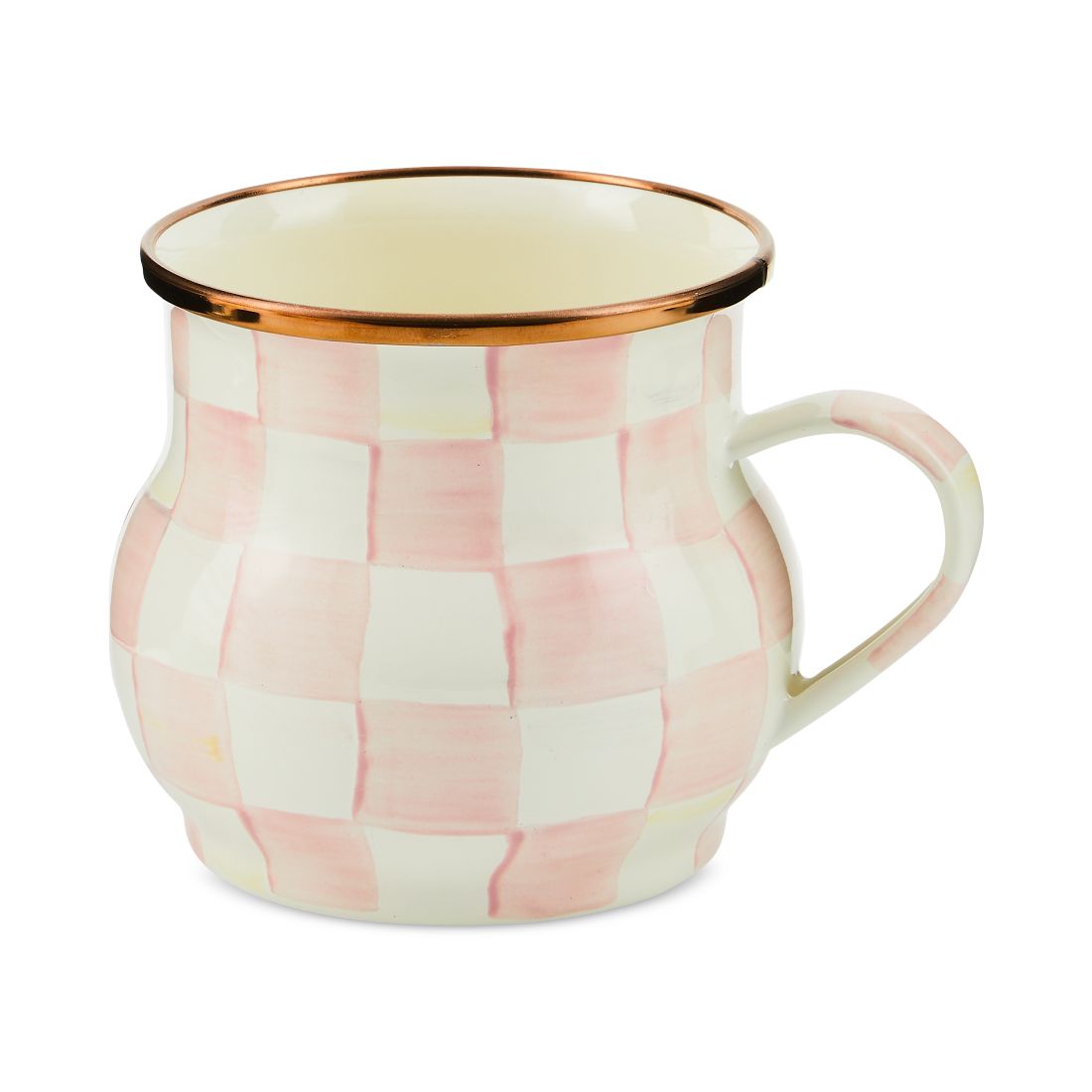 Mackenzie-childs Rosy Check Mug