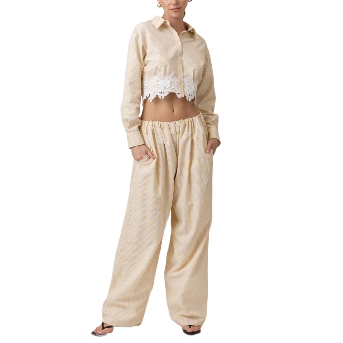 Line & Dot Women's Noemi Wide-Leg Pants
