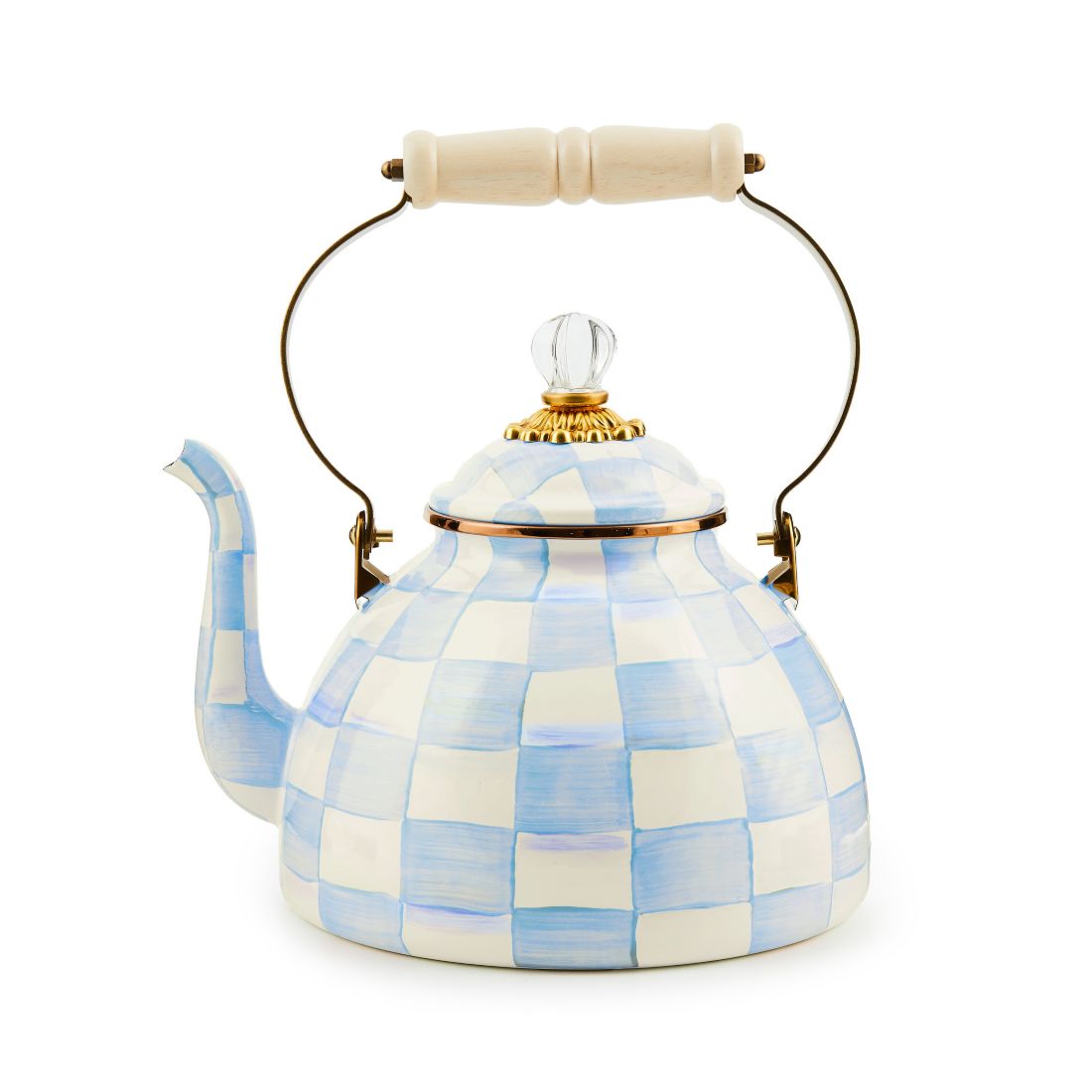 Mackenzie-childs Check 3-Quart Tea Kettle