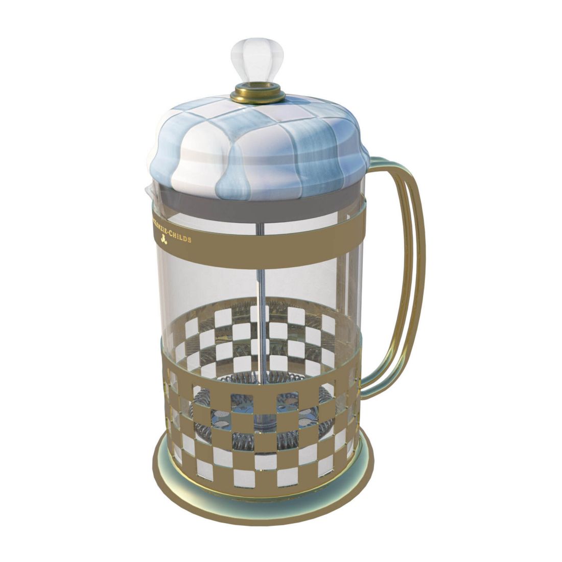 Mackenzie-childs Sky Check French Press