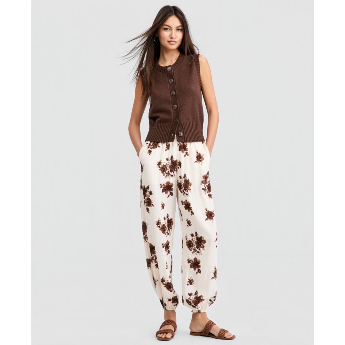 And Now This Women's Drawstring Balloon Pants, Macy's Exclusive