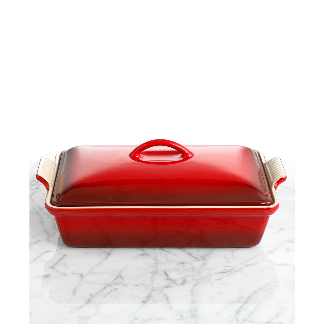 Le Creuset Heritage Stoneware Covered Rectangular Baking Dish, 12" x 9"