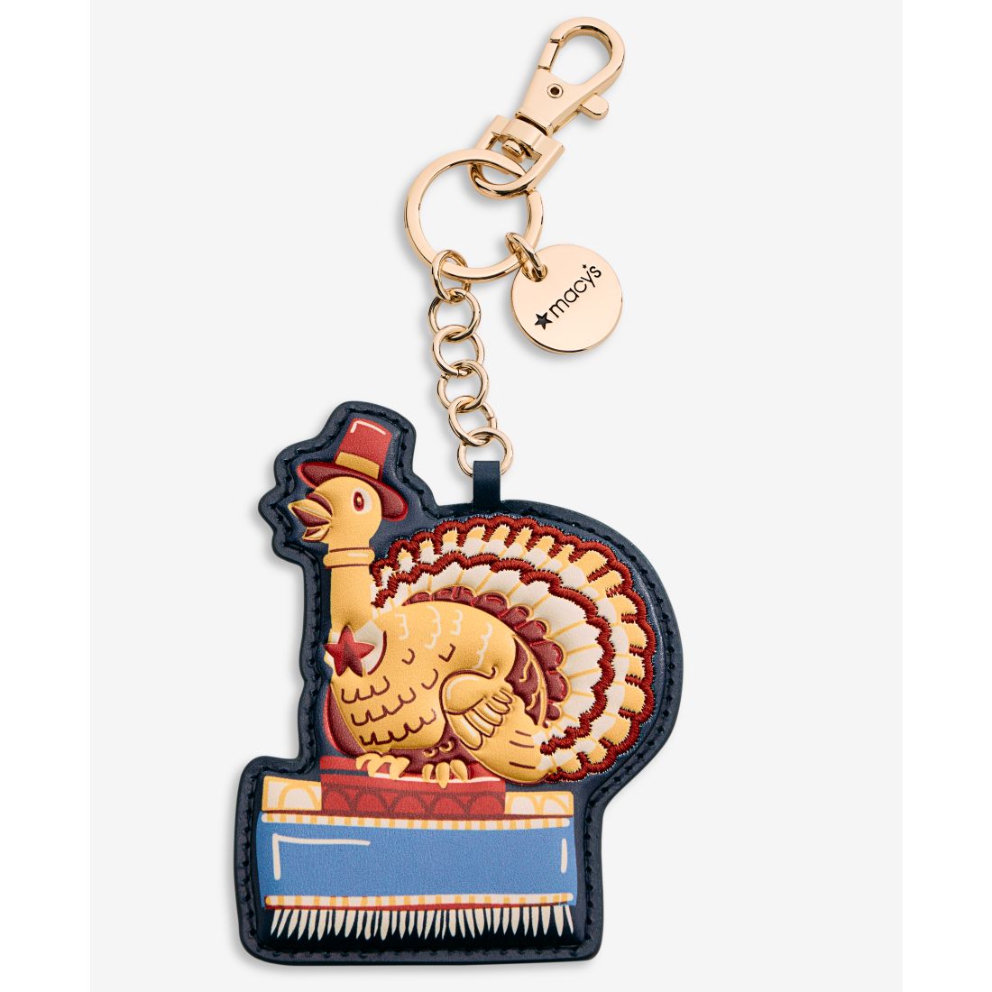 Macy's 100th Thanksgiving Day Parade Tom Turkey Bag Charm, Macy's Exclusive