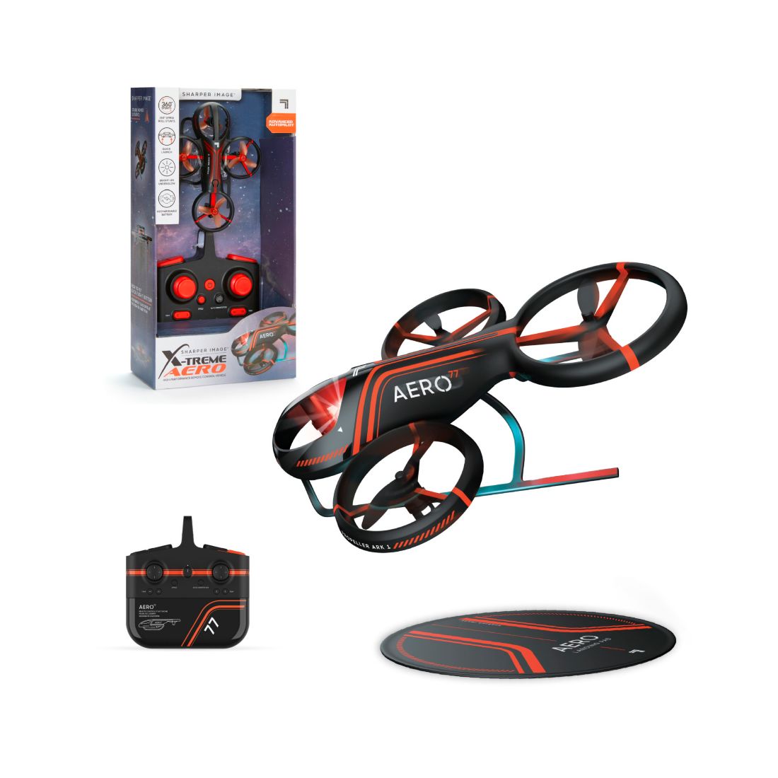 Sharper Image X-Treme Aero High-Performance Remote Control Drone
