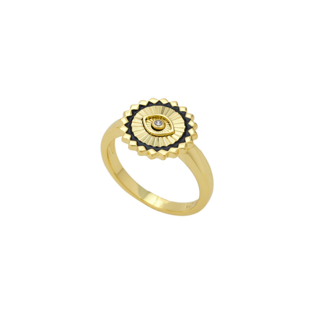 Unwritten Cubic Zirconia Evil Eye Ring