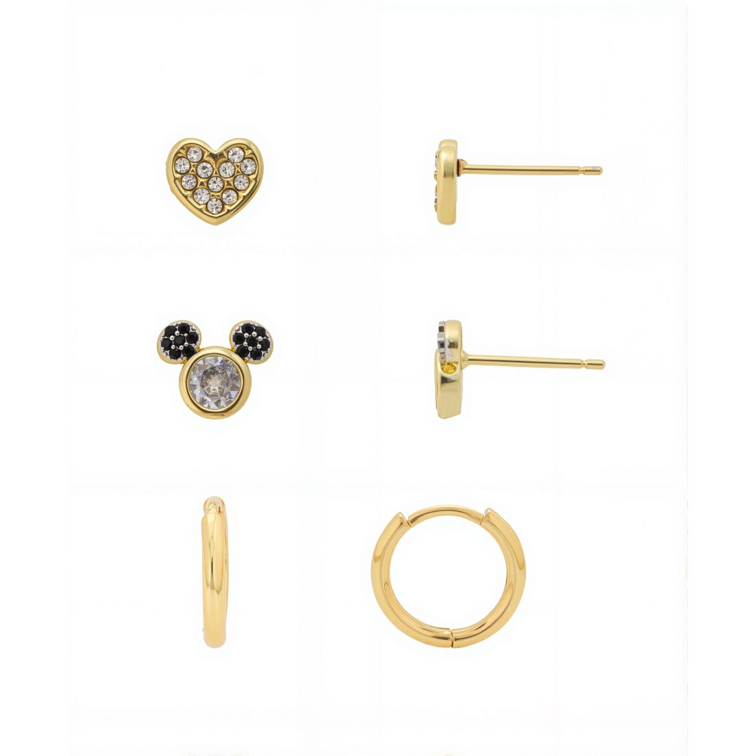 Disney 14K Gold Plated Earring Set