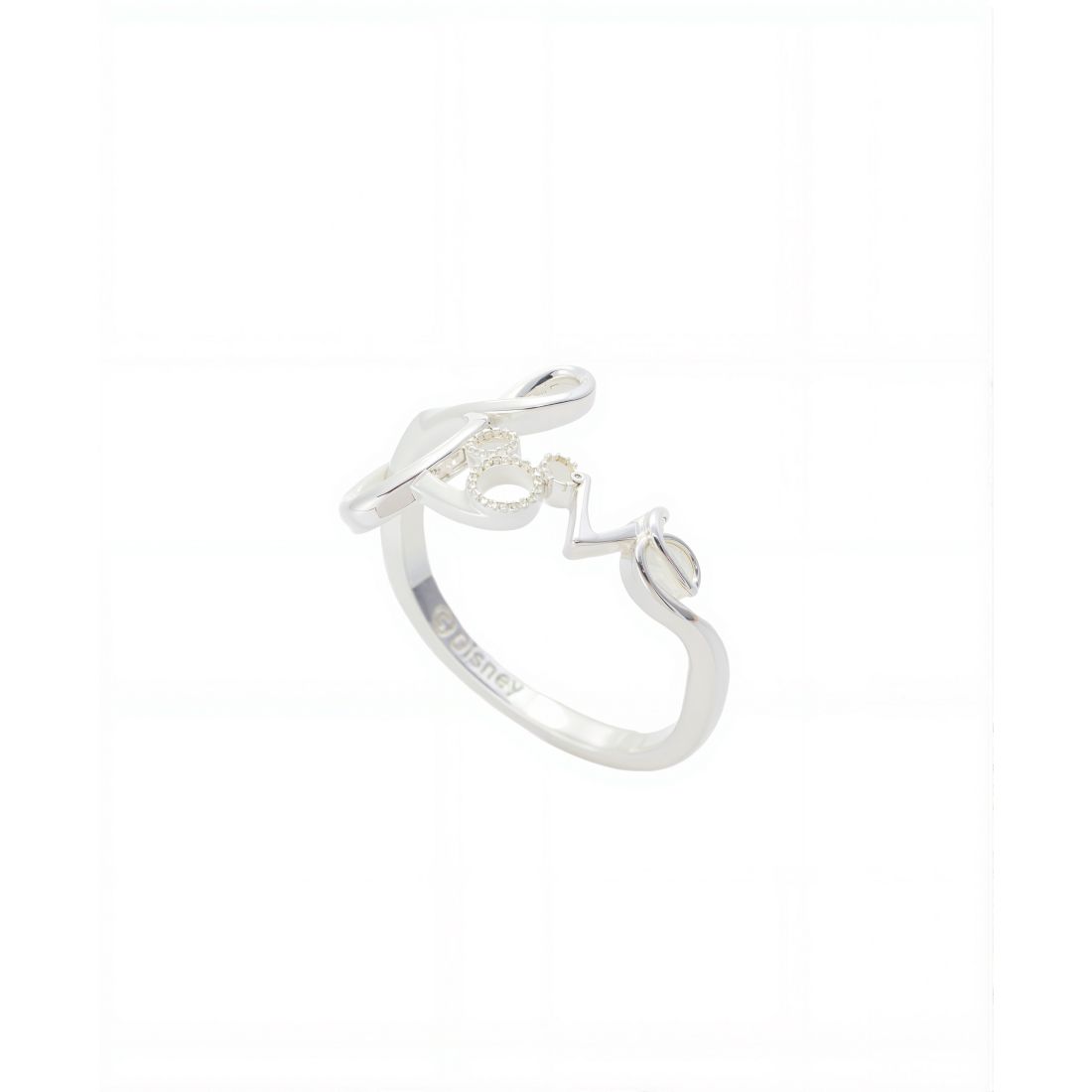 Disney Mickey Mouse Love Open Mickey Head Ring