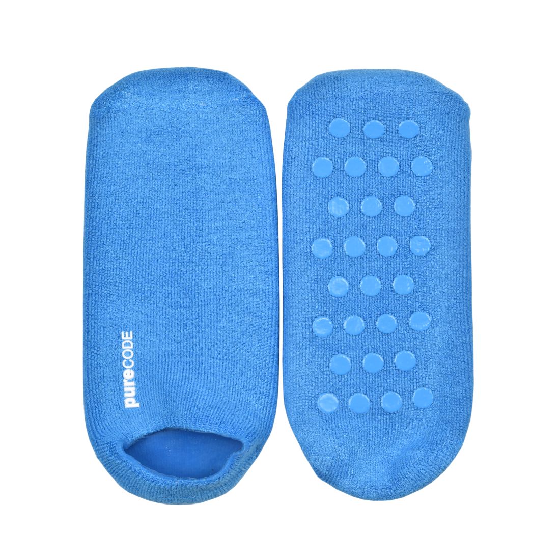 Purecode Men's Moisturizing Gel Socks 10-12