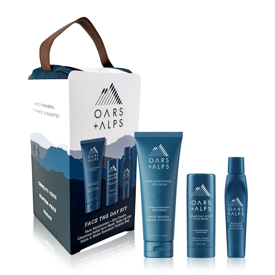 Oars + Alps 3-Pc. Face The Day Gift Set