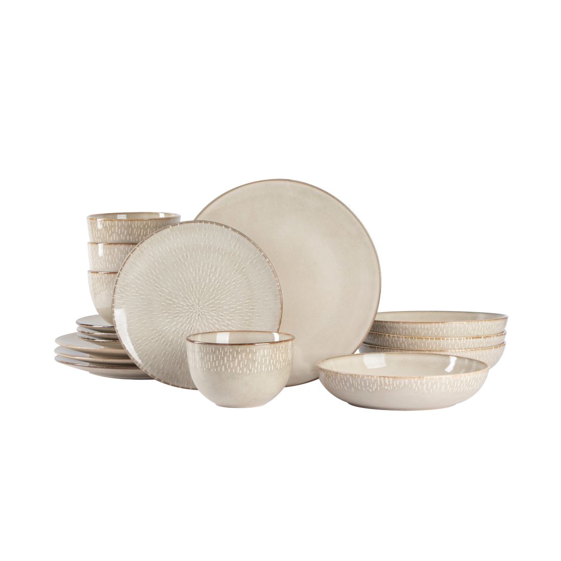 Gibson Matisse 16 Pc. Dinnerware Set, Service for 4