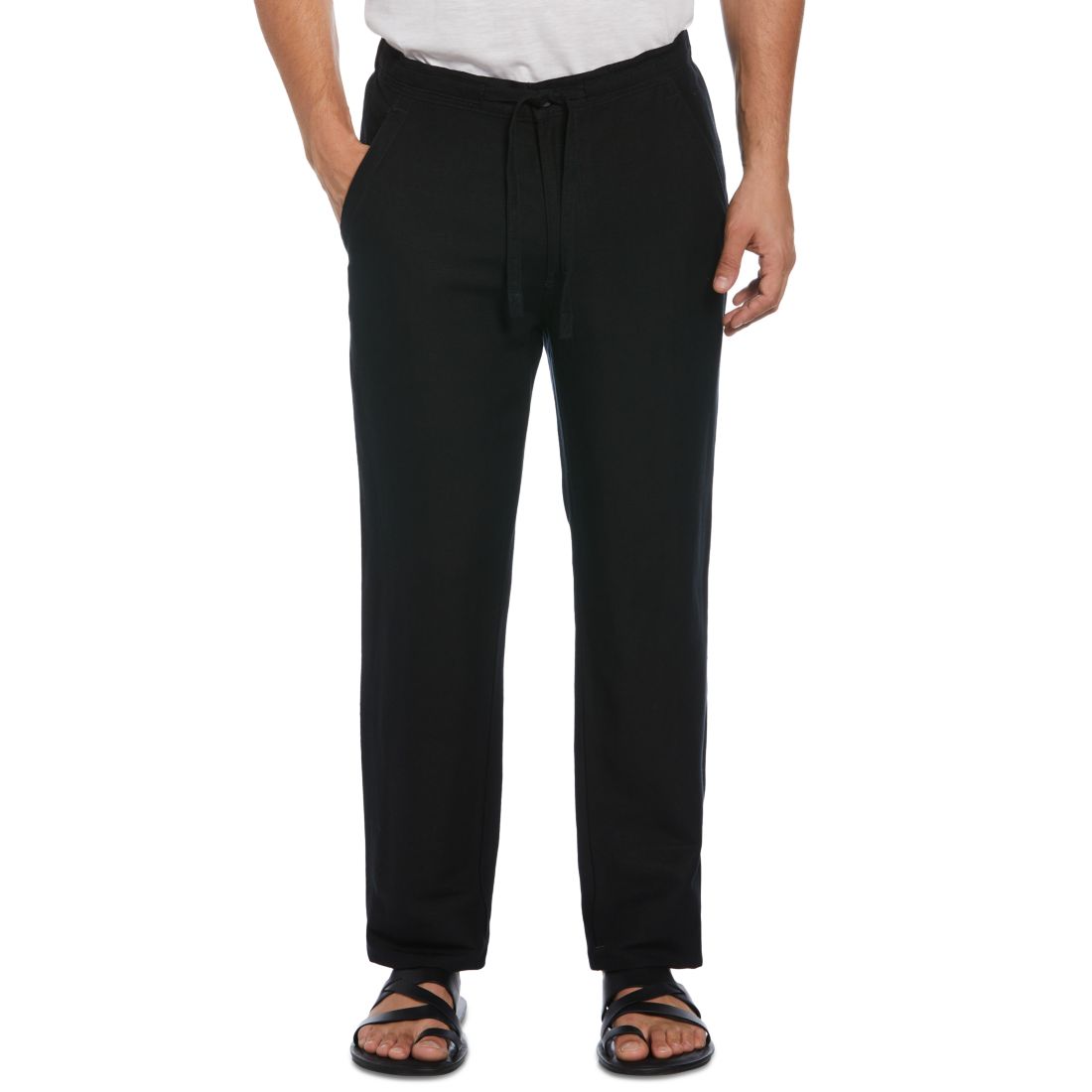 Cubavera Men's Linen Blend Drawstring Pant