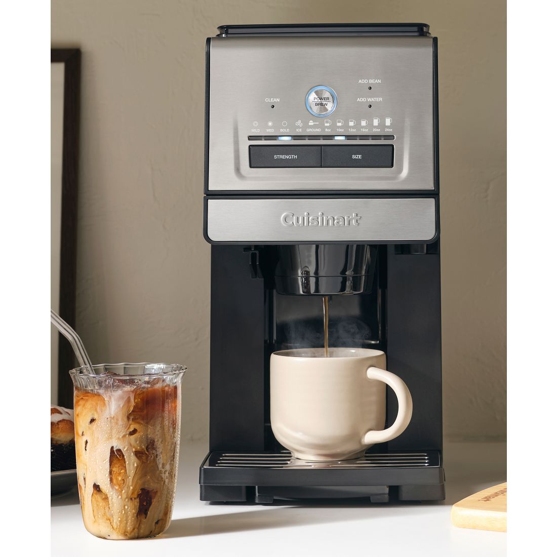 Cuisinart Grind Brew Single-Cup Coffee Maker Dgb-30 - Black, stainless