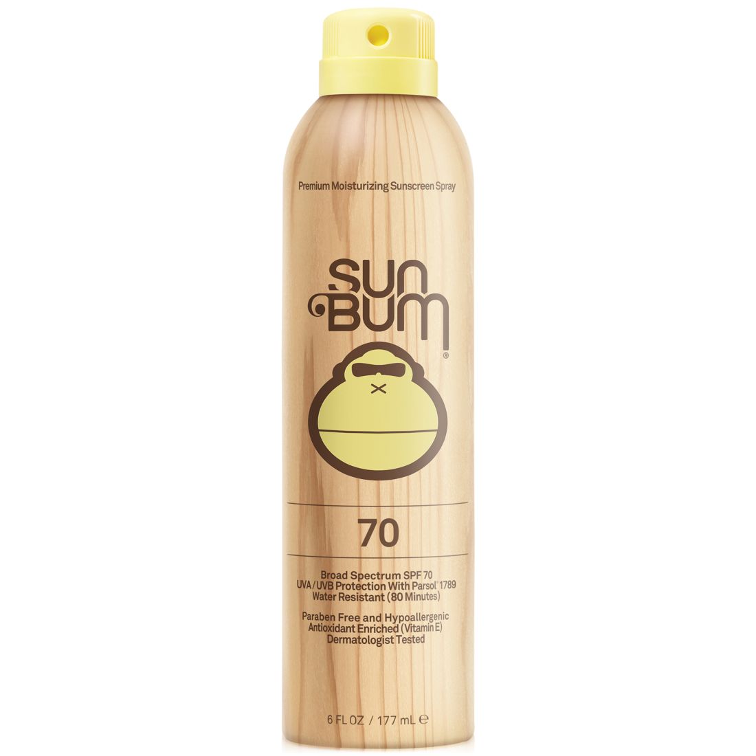 Sun Bum Sunscreen Spray Spf 70, 6-oz.