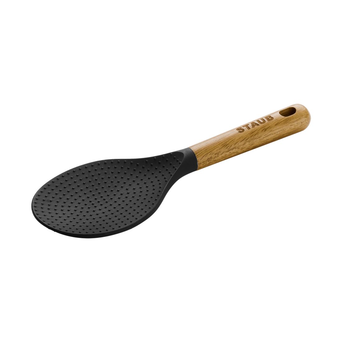 Staub Tools 8.75" Rice Spoon - Black, Brown