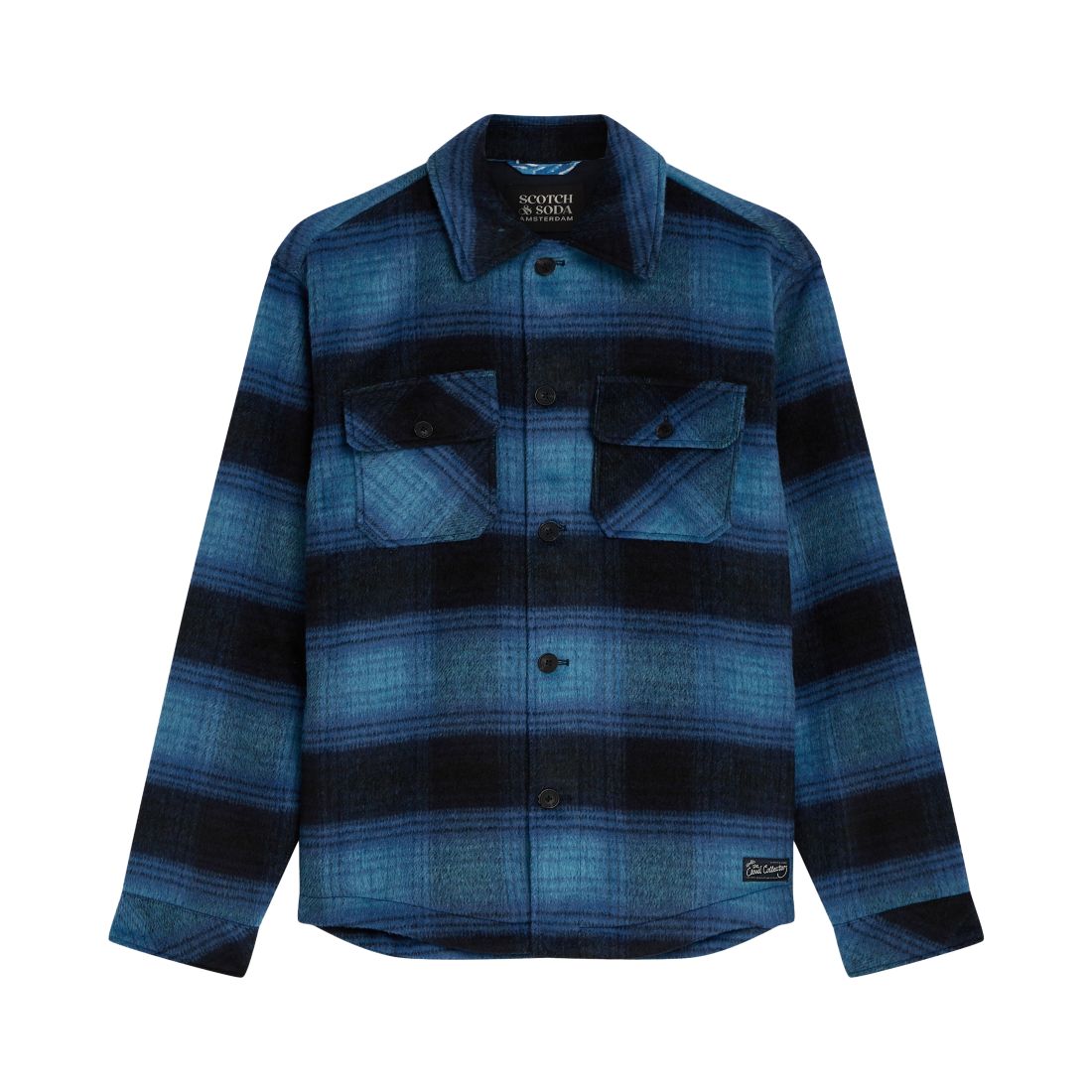 Scotch & Soda Men's Checked Overshirt Jacket