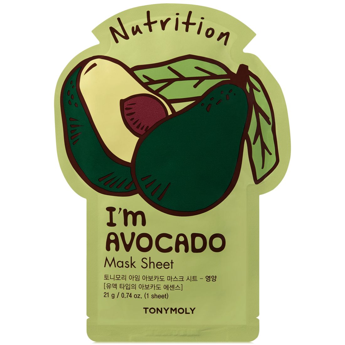 Tonymoly I'm Avocado Sheet Mask - (Nutrition)