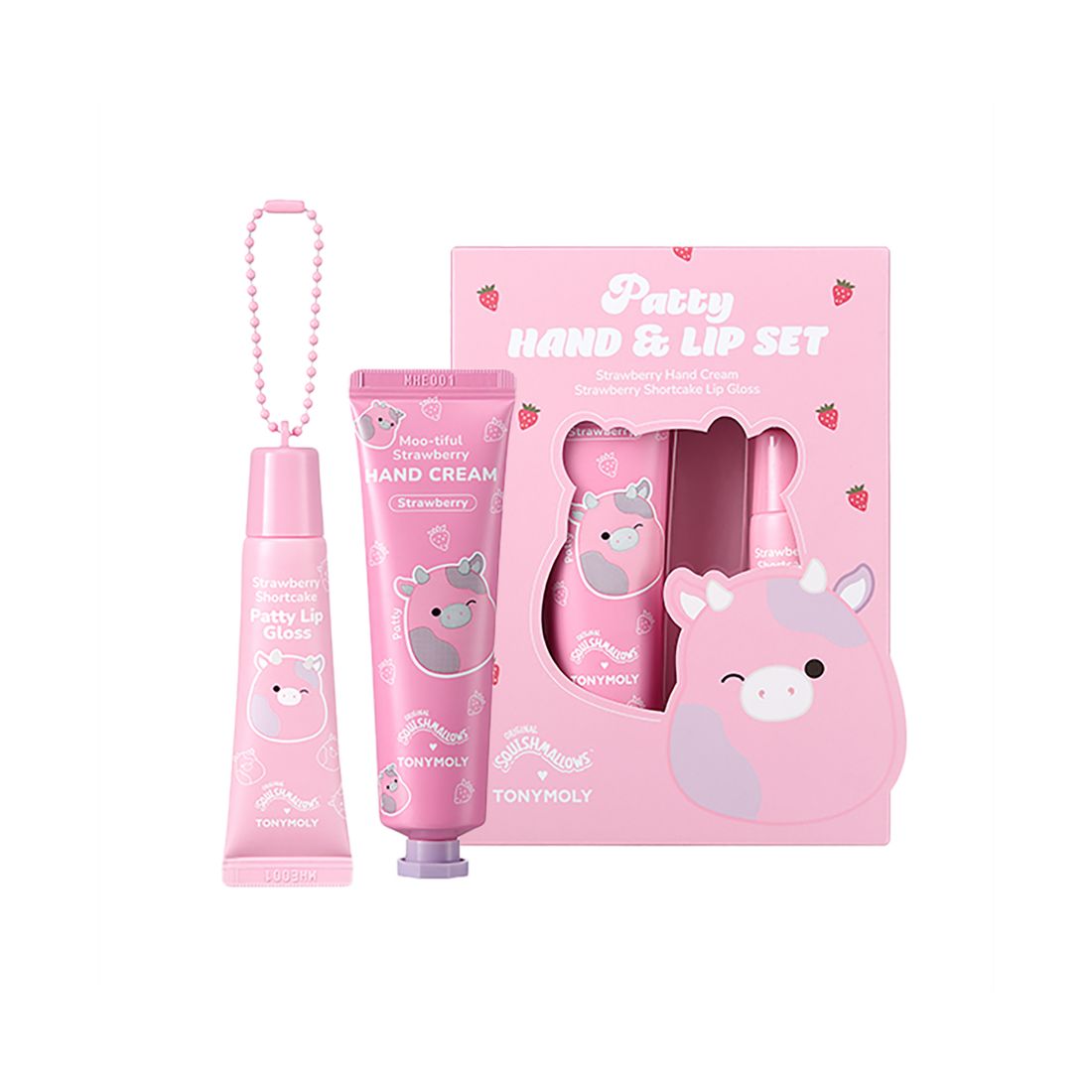 Tonymoly Squishmallow 2-Pc. Patty Hand & Lip Set