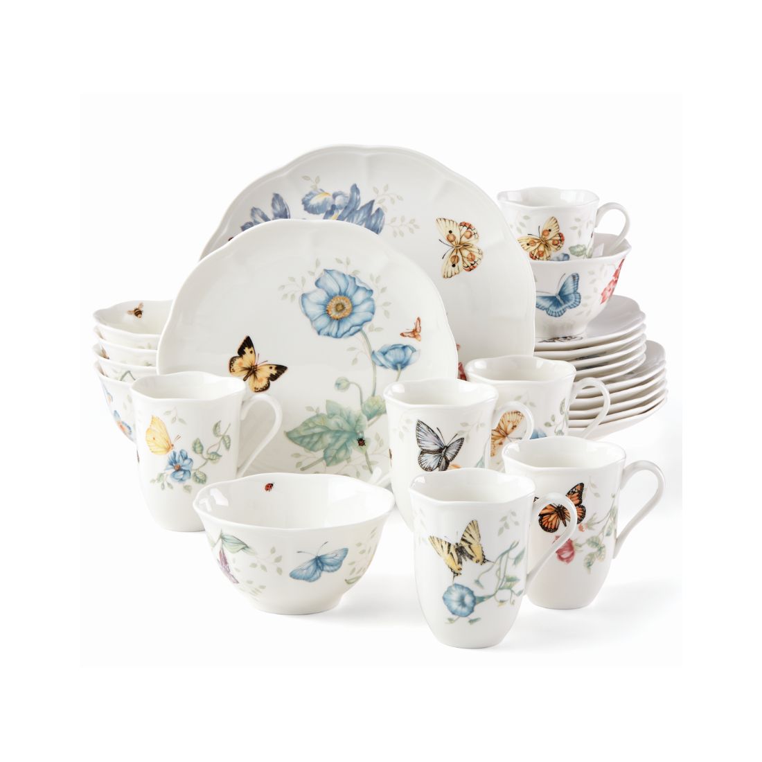Lenox Butterfly Meadow 24 Pc. Dinnerware Set, Service for 6, Exclusively at Macy's