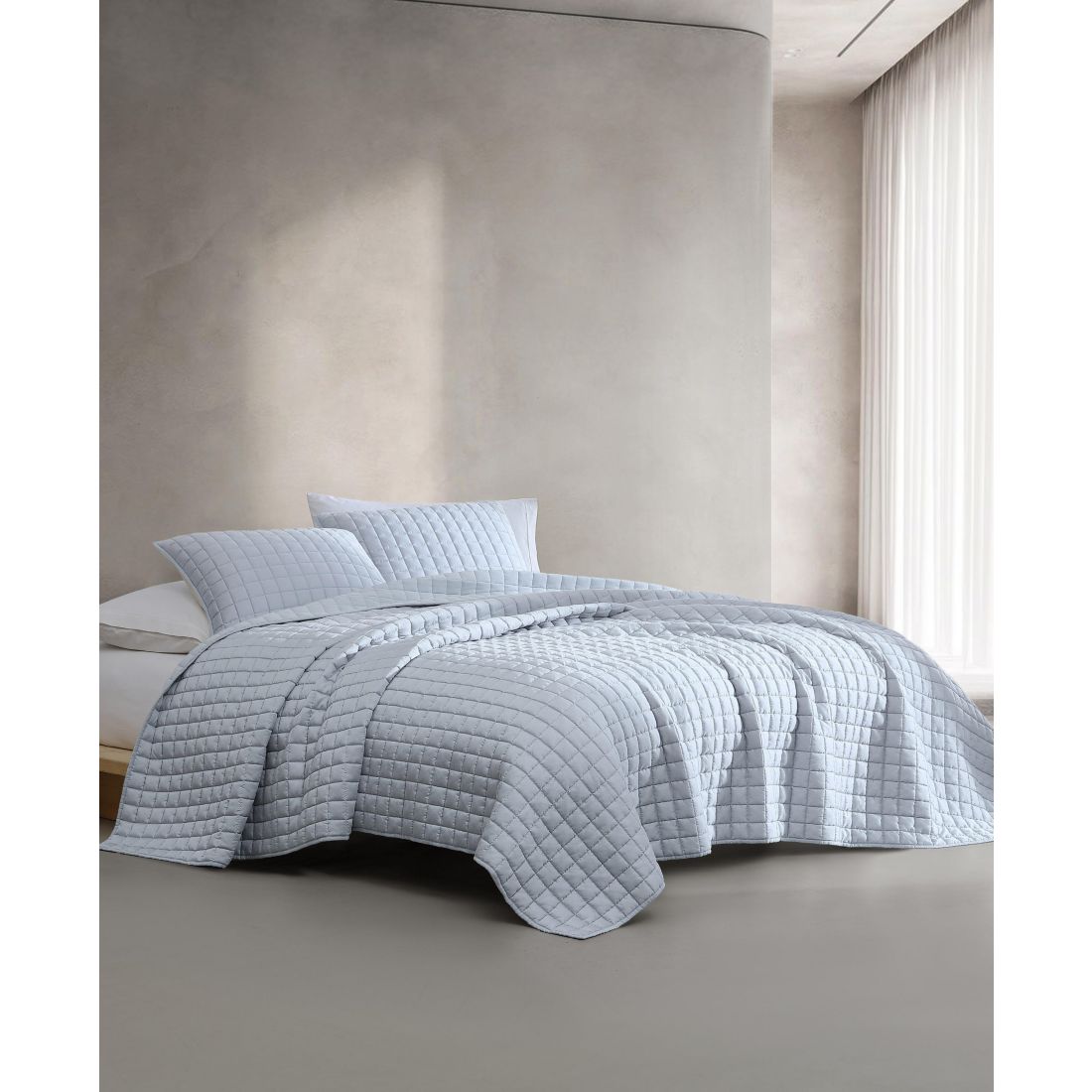 Calvin Klein Tencel Solid Reversible 3-Pc. Quilt Set, King