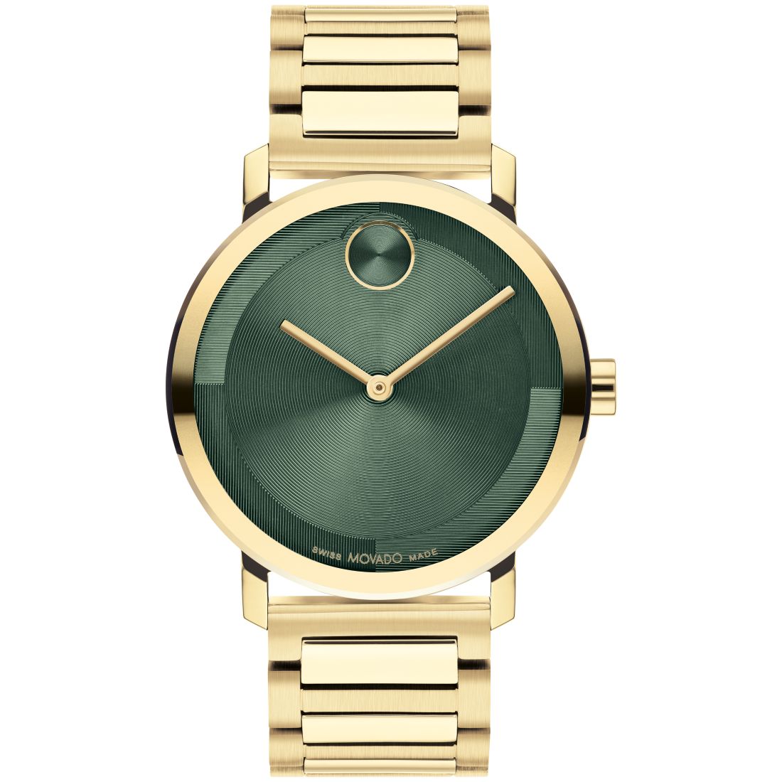 Movado Men's Bold Evolution 2.0 Swiss Quartz Ionic Plated Light Gold-Tone 2 Steel Watch 40mm