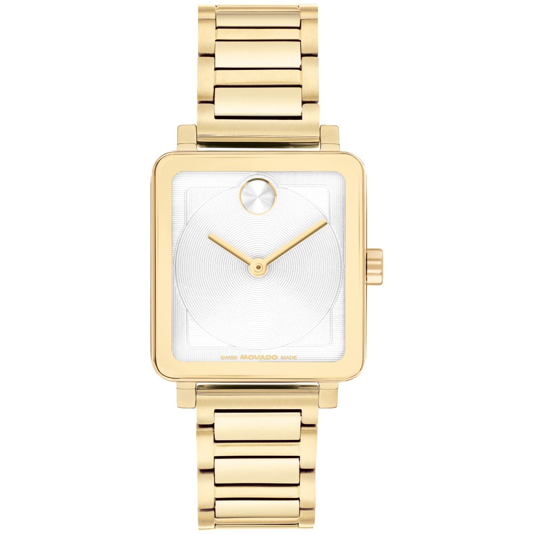 Movado Women's Bold Evolution 2.0 Swiss Quartz Ionic Plated Light Gold Steel Watch 26mm