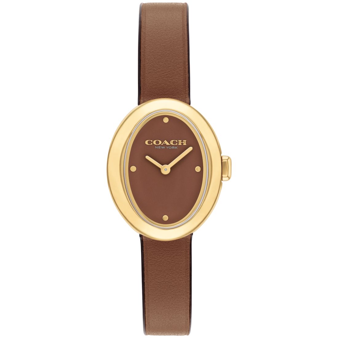 Coach Women's Saddle Sammy Leather Watch 22.5mm