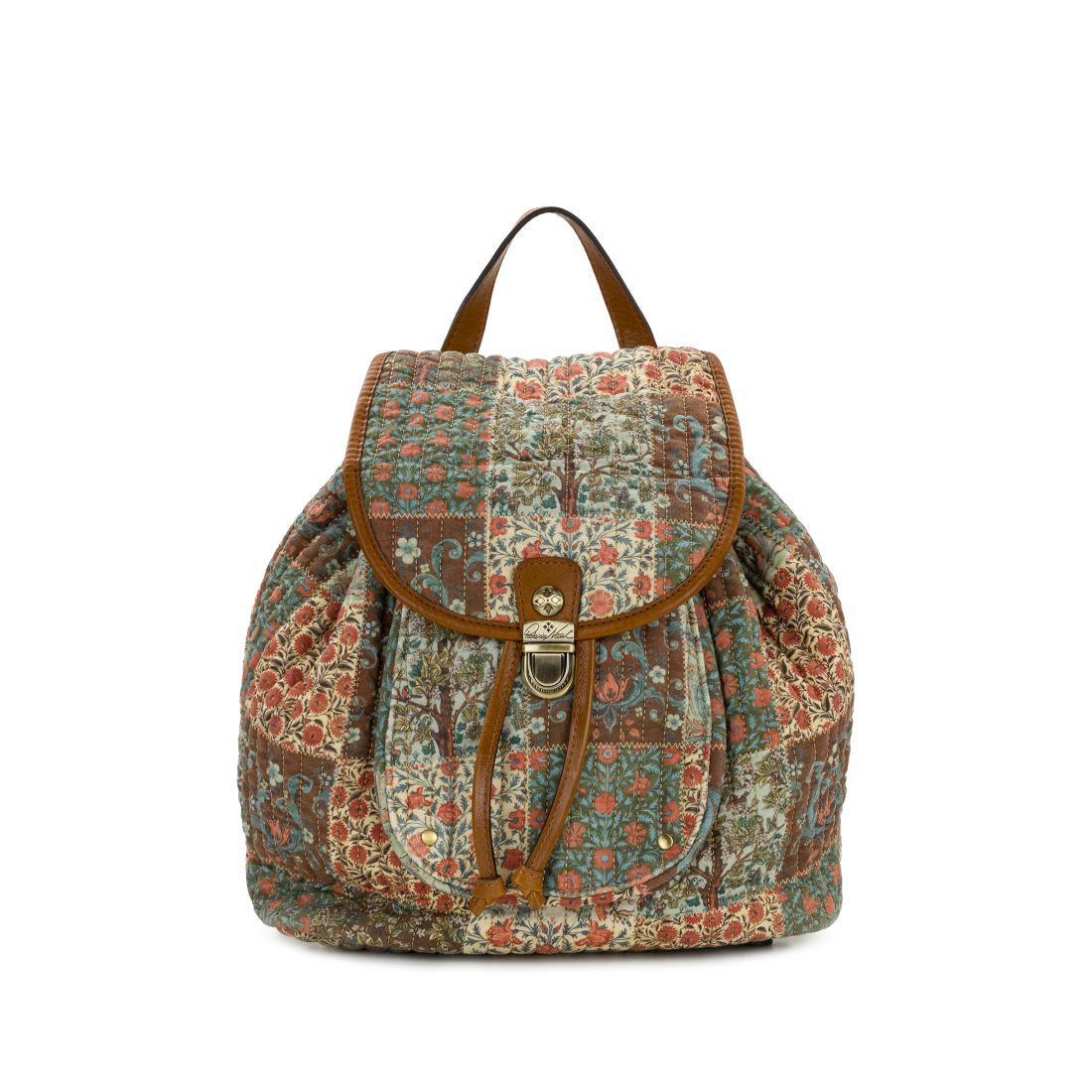 Patricia Nash Arezzo Nordic Patchwork Cotton Backpack