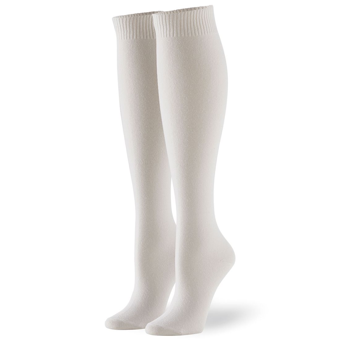Hue Women's Flat Knit Knee High Socks 3 Pair Pack