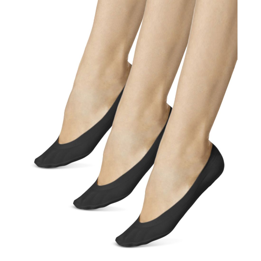 Hue 3-Pk. Perfect Edge Liner Socks